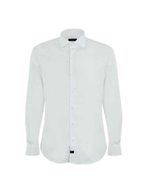 Camicia con collo alla francese stretch Bianco FAY | NCMA152259SORMB001
